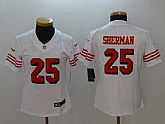 Women Nike 49ers #25 Richard Sherman White Color Rush Vapor Untouchable Limited Jersey,baseball caps,new era cap wholesale,wholesale hats